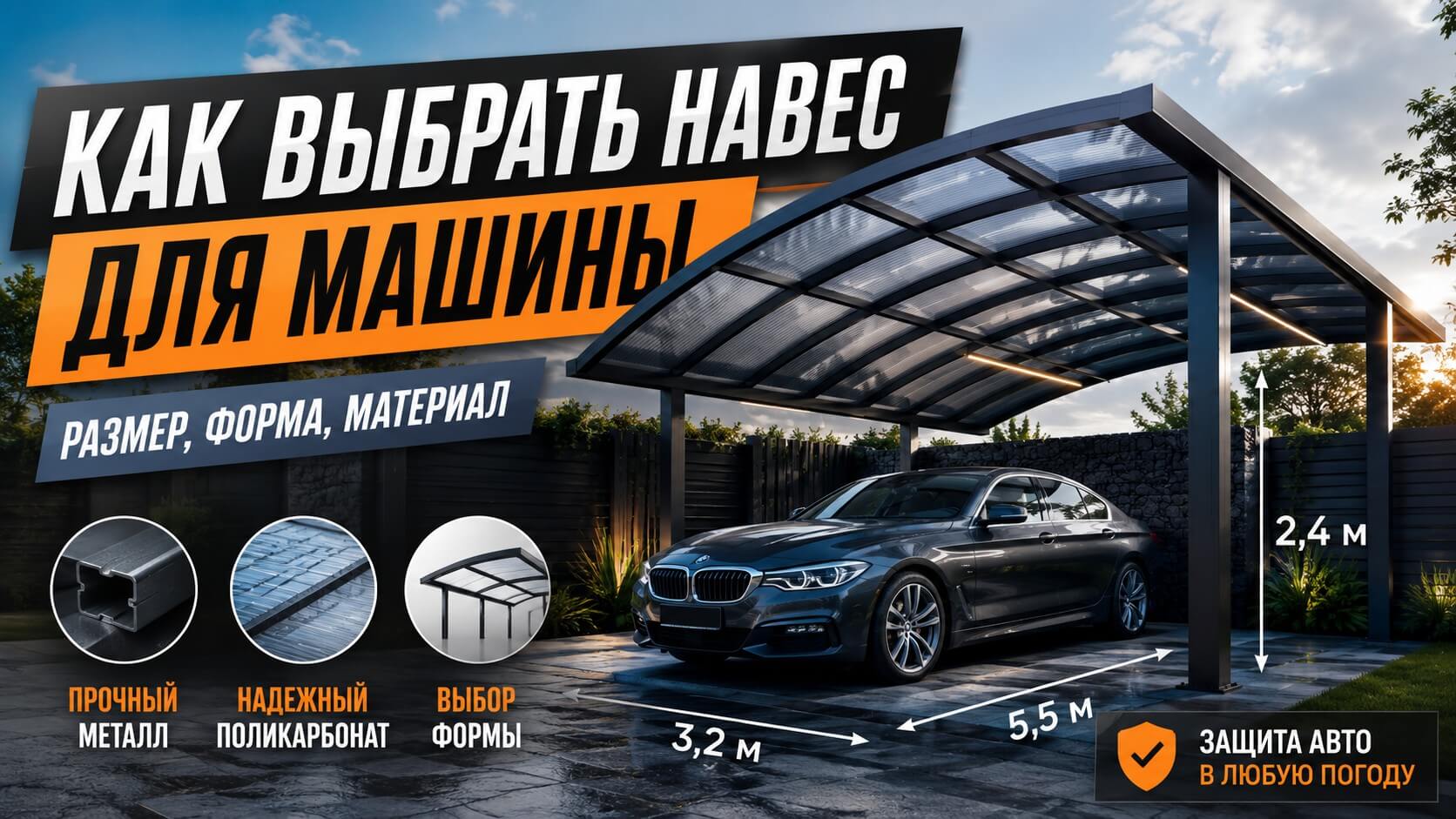 Как выбрать навес для машины: полное руководство для владельца дома
